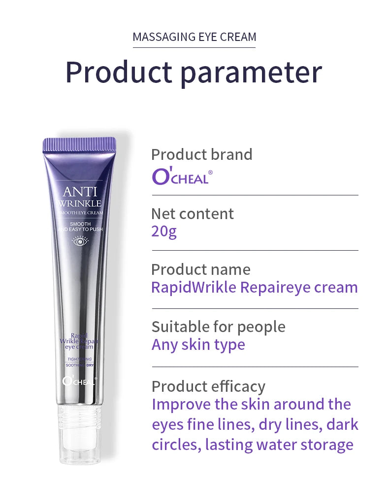 Creme para Área dos Olhos com Roller Massageador