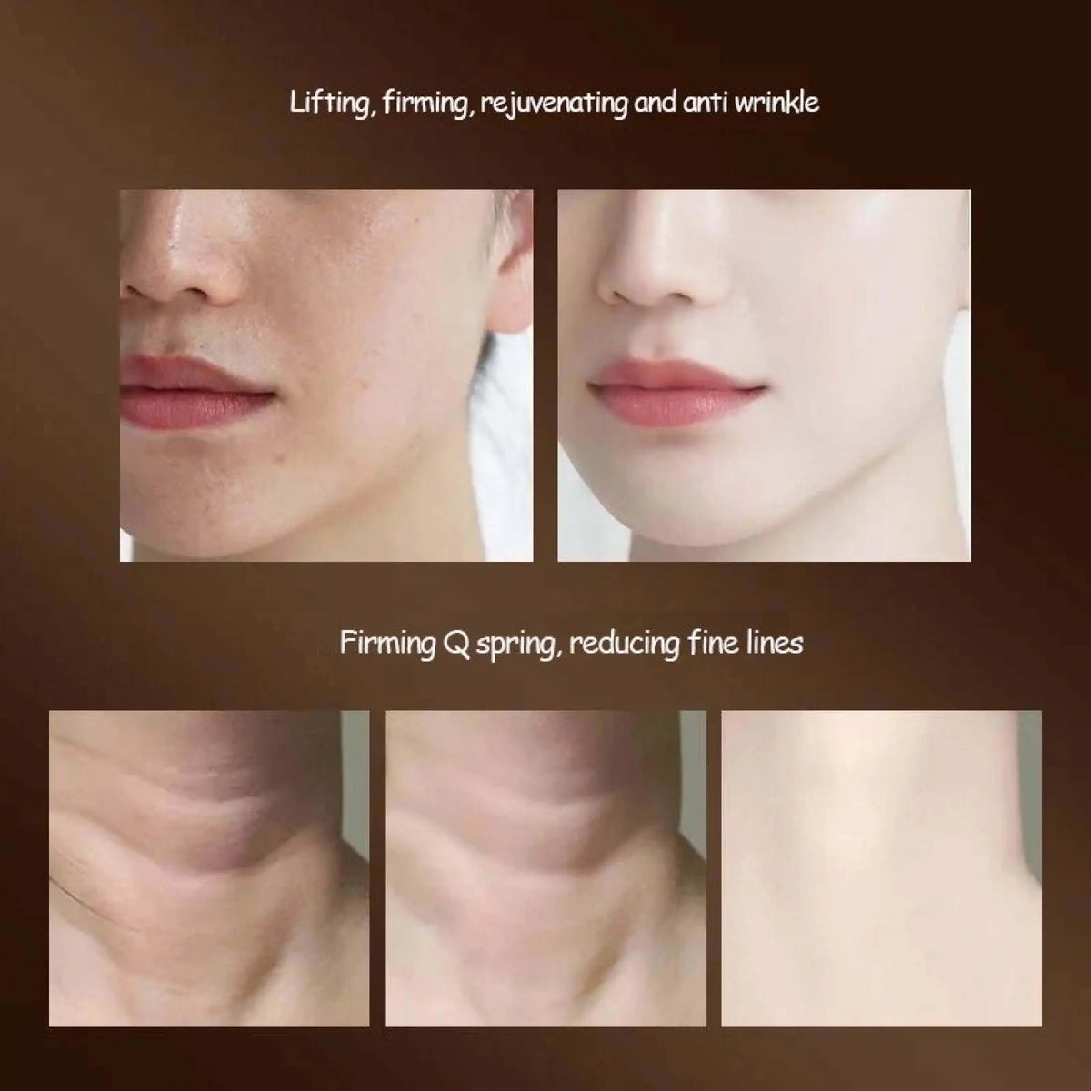 Massageador Facial LED Antirrugas e Antienvelhecimento