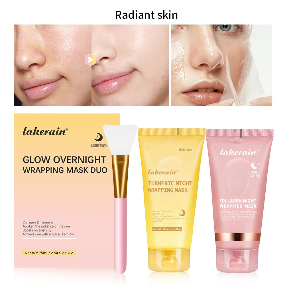Máscara Facial de Colágeno Coreano — Efeito Peel Off
