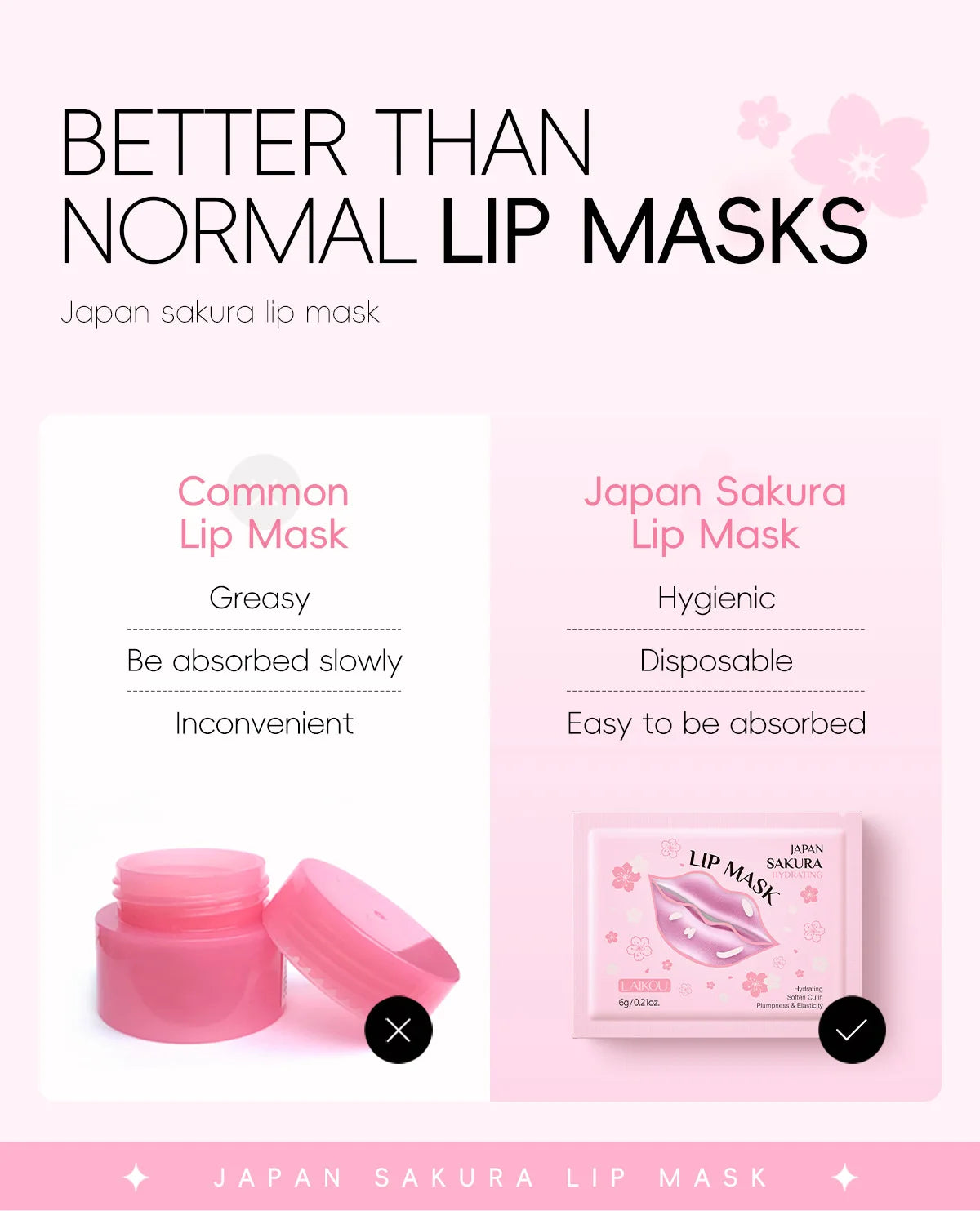 LAIKOU Lip Mask — Máscara Hidratante para os Lábios