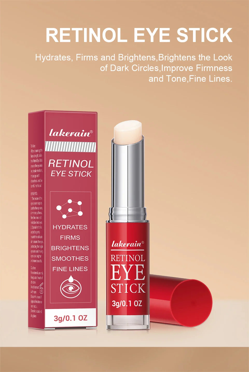 Creme em Bastão para Área dos Olhos com Retinol
