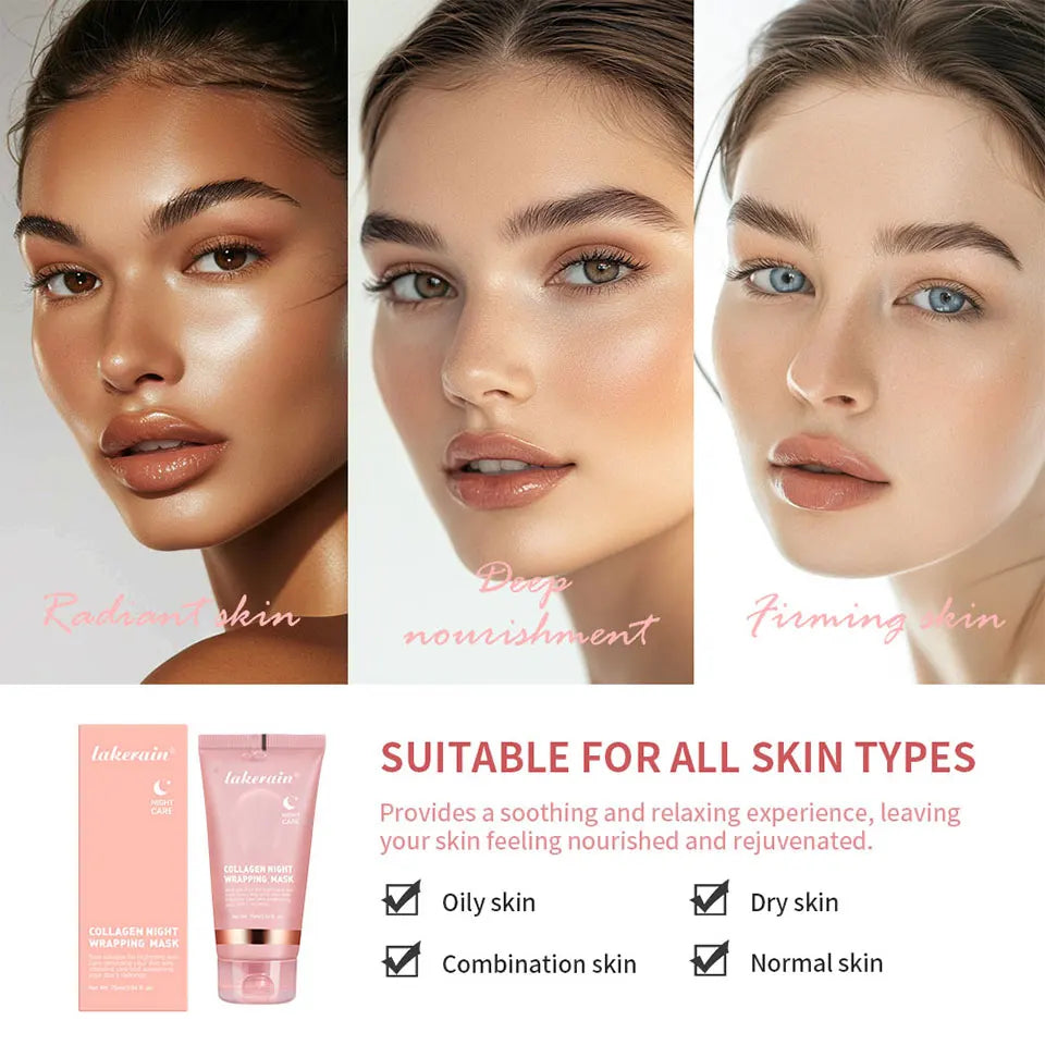Máscara Facial de Colágeno Coreano — Efeito Peel Off