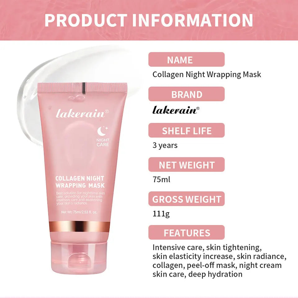 Máscara Facial de Colágeno Coreano — Efeito Peel Off