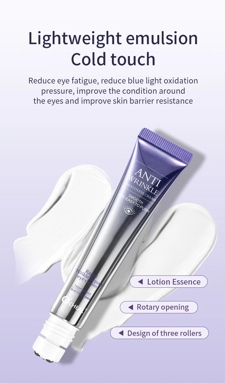Creme para Área dos Olhos com Roller Massageador