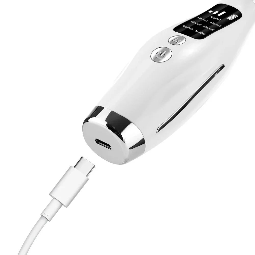 Massageador Facial e Pescoço LED — 7 Cores e 7 Modos