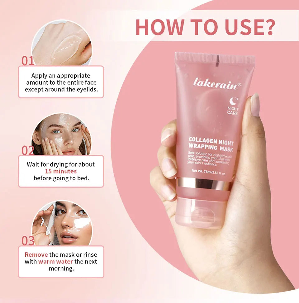 Máscara Facial de Colágeno Coreano — Efeito Peel Off