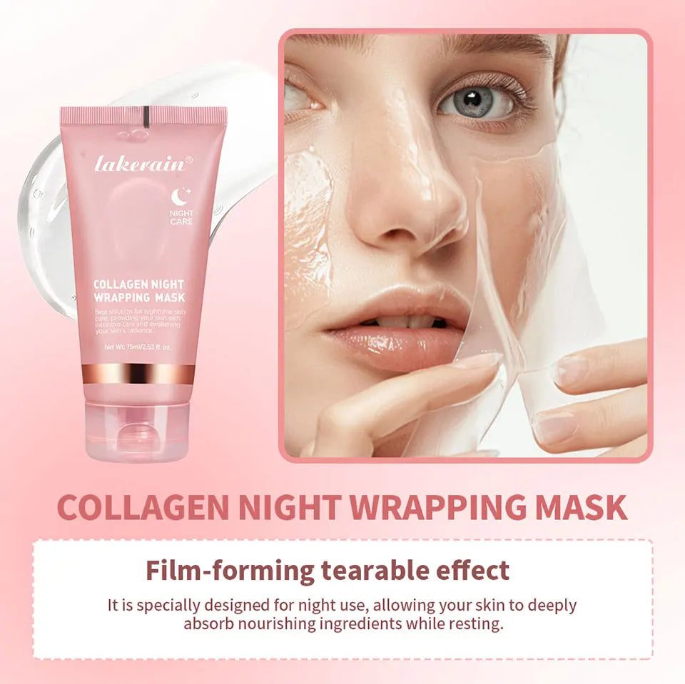 Máscara Facial de Colágeno Coreano — Efeito Peel Off
