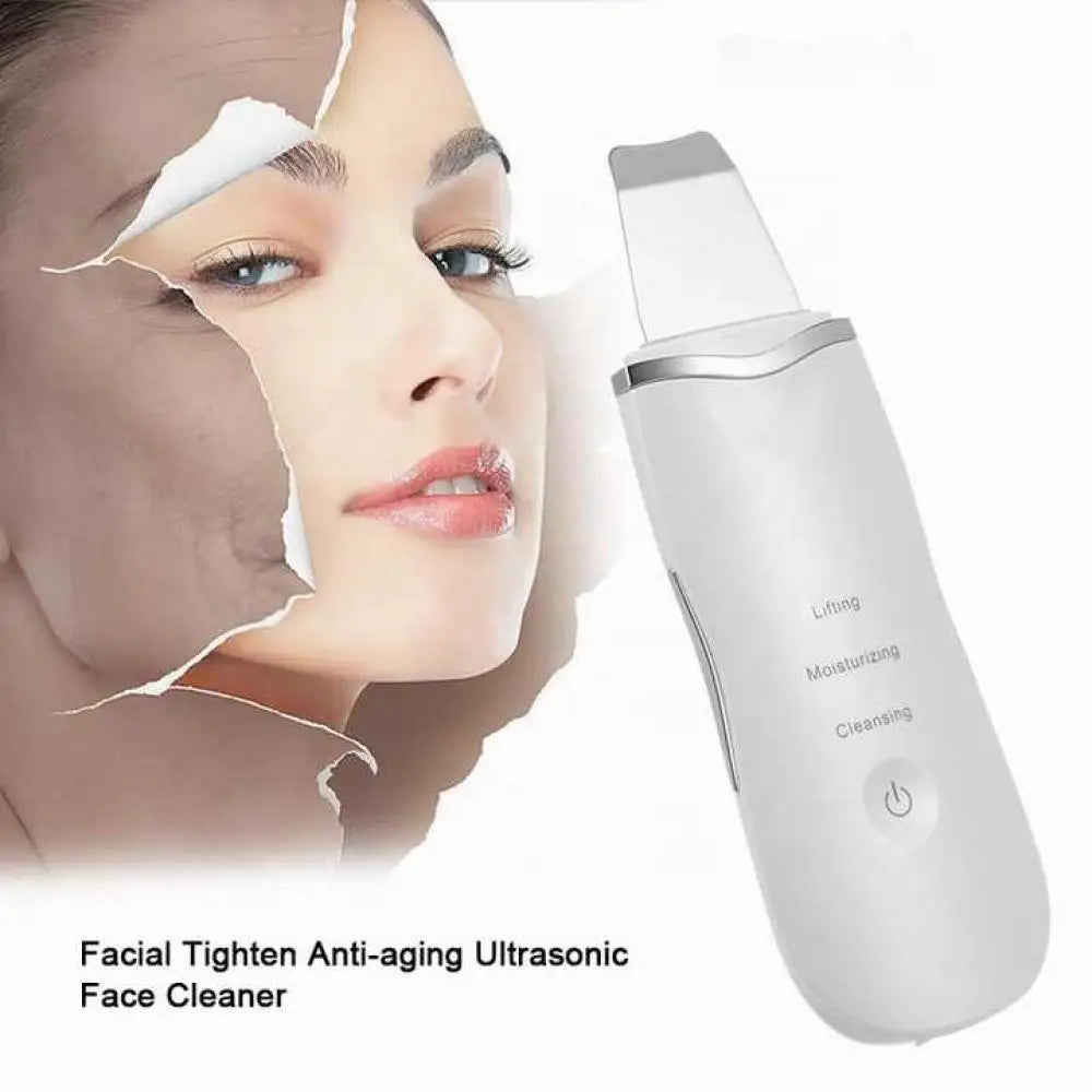 Espátula Ultrassônica Facial — Limpeza Profunda e Esfoliação