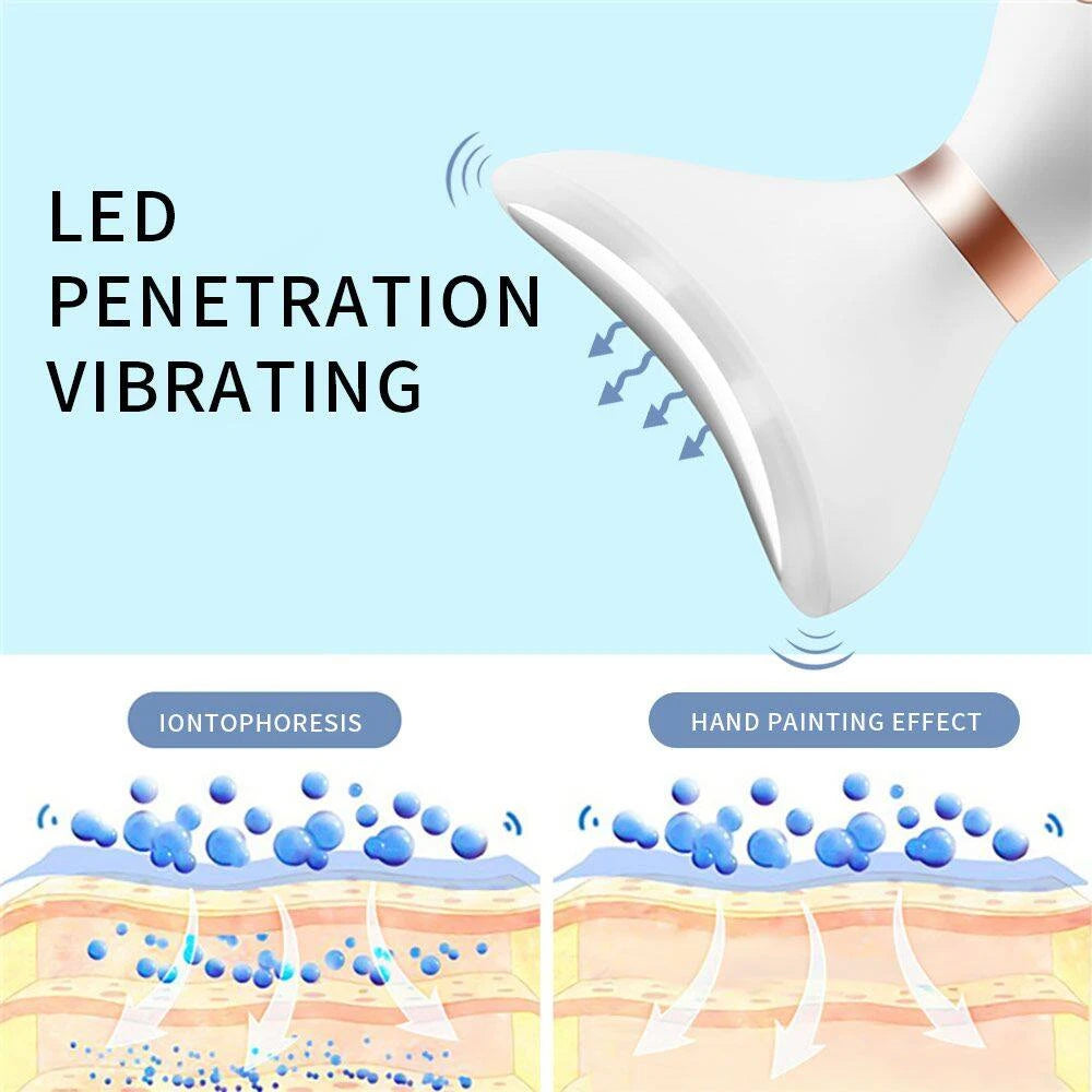 Massageador Facial LED Antirrugas e Antienvelhecimento